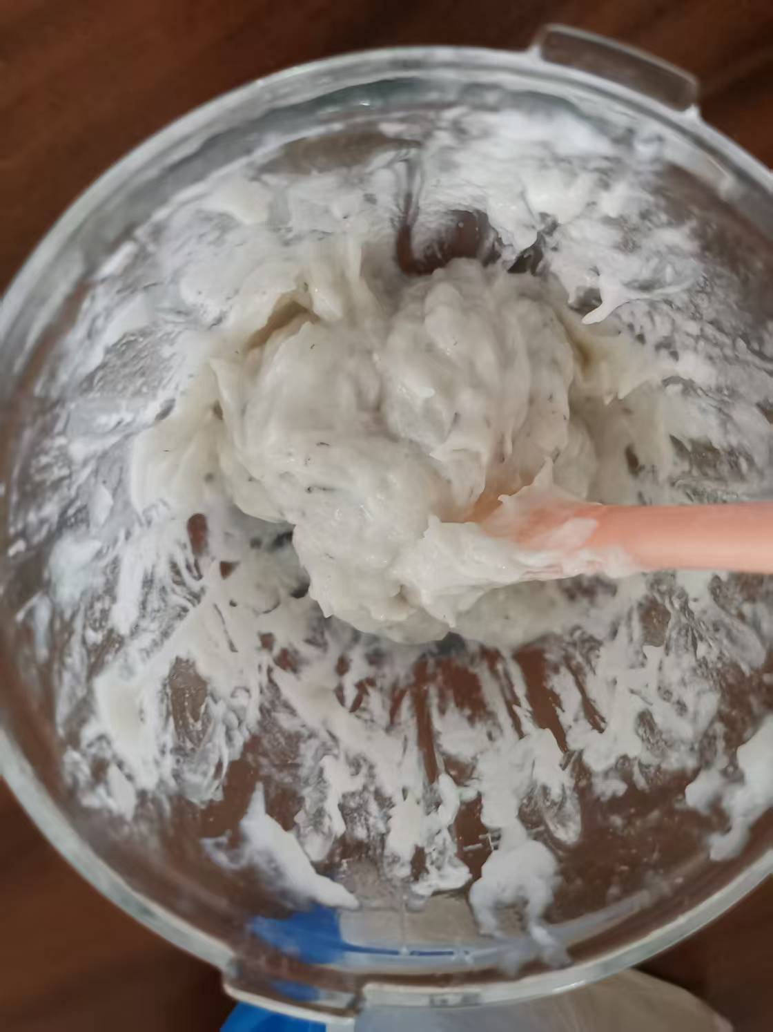 虾肉和玉米低筋面粉