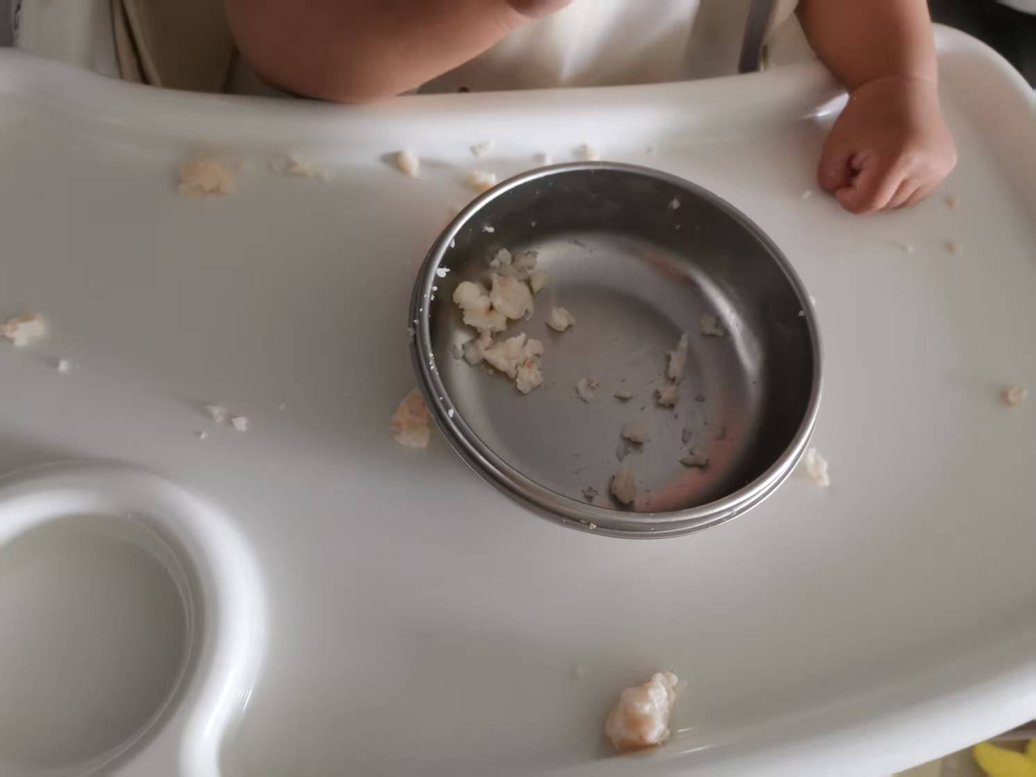 吃完了（捏完了）